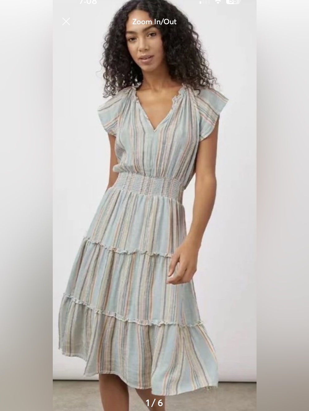 Brand New Rails Amellia Dress - Sag Harbour Stripe Womens xs
